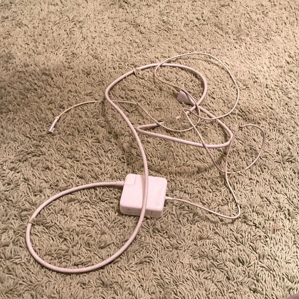 MacBook Air charger cords, “L” shape